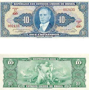 Brazil P167(U) 10 Cruzeiros